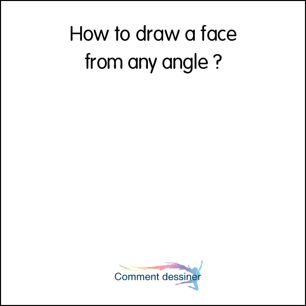 How to draw a face from any angle